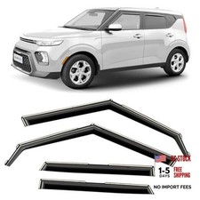 in-Channel Incredibly Durable Rain Guards for Kia Soul 2020 For Soul 20-26