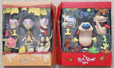 未開封激レア Ren and Stimpy フィギュア水鉄砲 2体セット REN