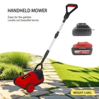 Small Home Electric Lawnmower Rechargeable Gardening Weeding Trimming Mower