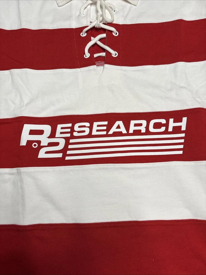 Регби Round Two темно-синее морское белое и красное XL - Изображение 3 из 4