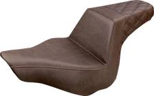 Saddlemen Step-Up Brown Seat for 2013-2017 Harley Davidson Softail Breakout FXSB