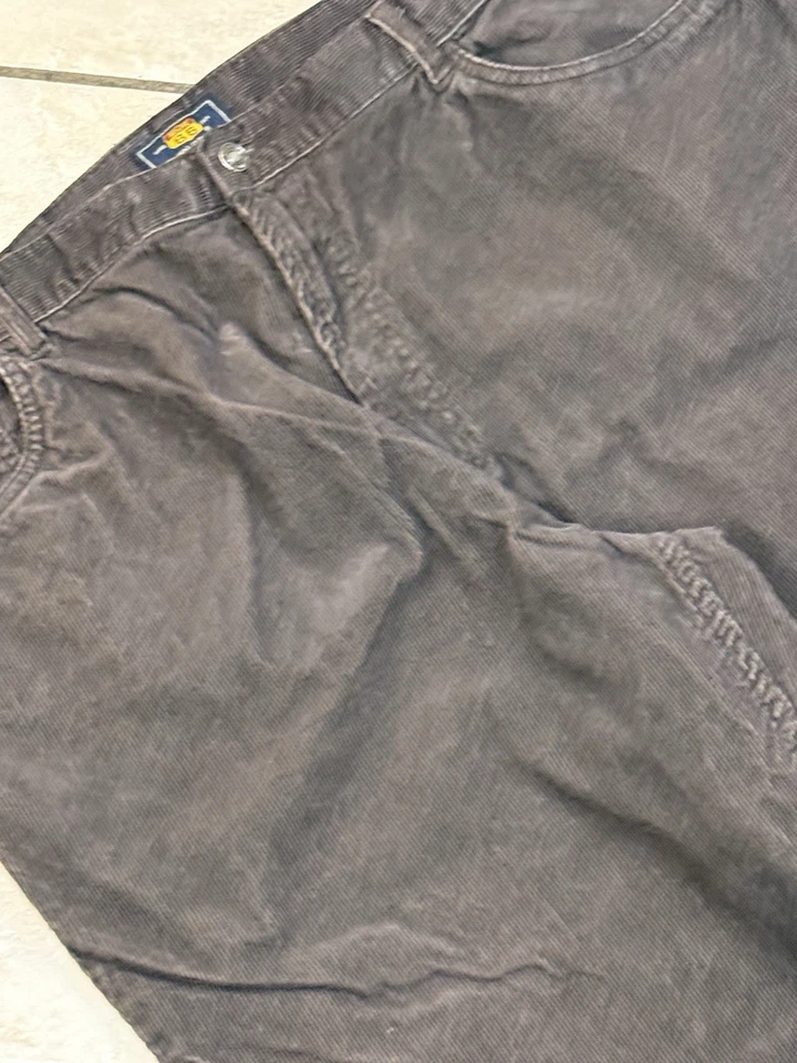 Pantalones informales de pana marrón vintage Route 66 calce recto talla 42x26 Foto 2 de 4