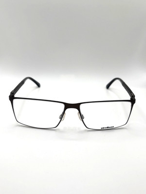 Strellson Brille Gestell ST5010 Rechteckig Schwarz Gelb 57 15 Edelstahl