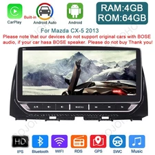 10.25" For Mazda CX-5 CX5 2013-2015 Android 13 Car Radio Carplay Stereo GPS Navi