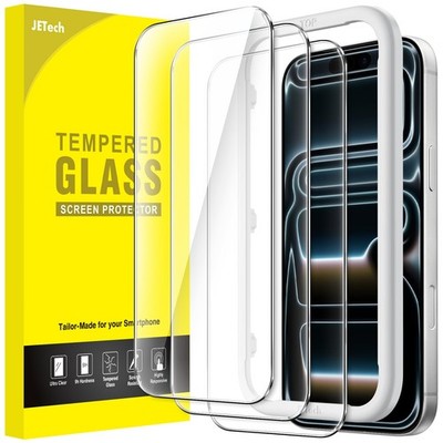 JETech Screen Protector for iPhone 17 Pro Max 17 Max, Clear