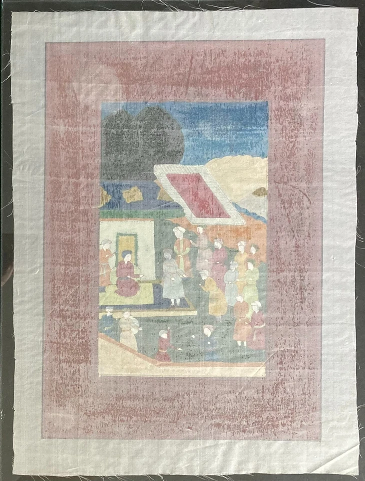 Miniature persane "La cour du Prince" - Photo 3/3