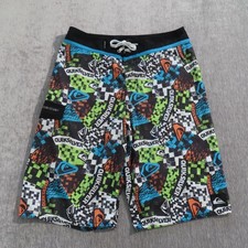 Quiksilver Ransom Surf Board Shorts Mens 29 Multi Mod Swim Surf Beach 11 Inch