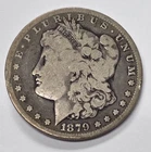 1879-CC Morgan Silver Dollar $1 in VG Condition Key Date