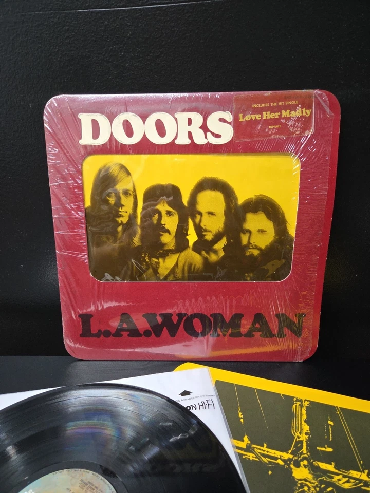 The Doors L.A. Woman Lp Vinyl 1971 1st Press Shrink/Hype/Insert UNCENSORED EX/NM - Image 2 of 4