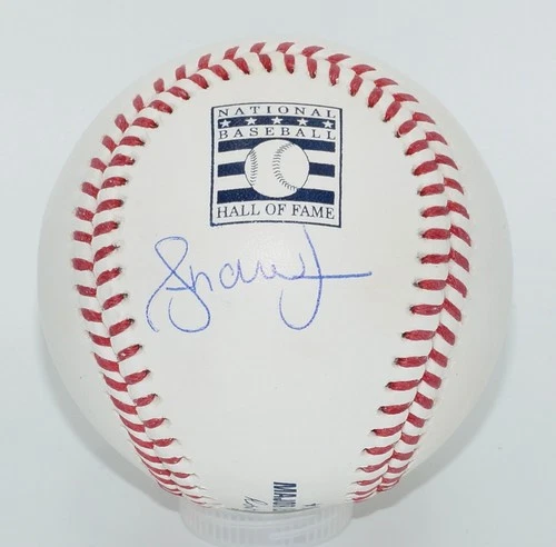 ANDRUW JONES Braves Signed HOF logo MLB BASEBALL + JSA Witness COA WC344965