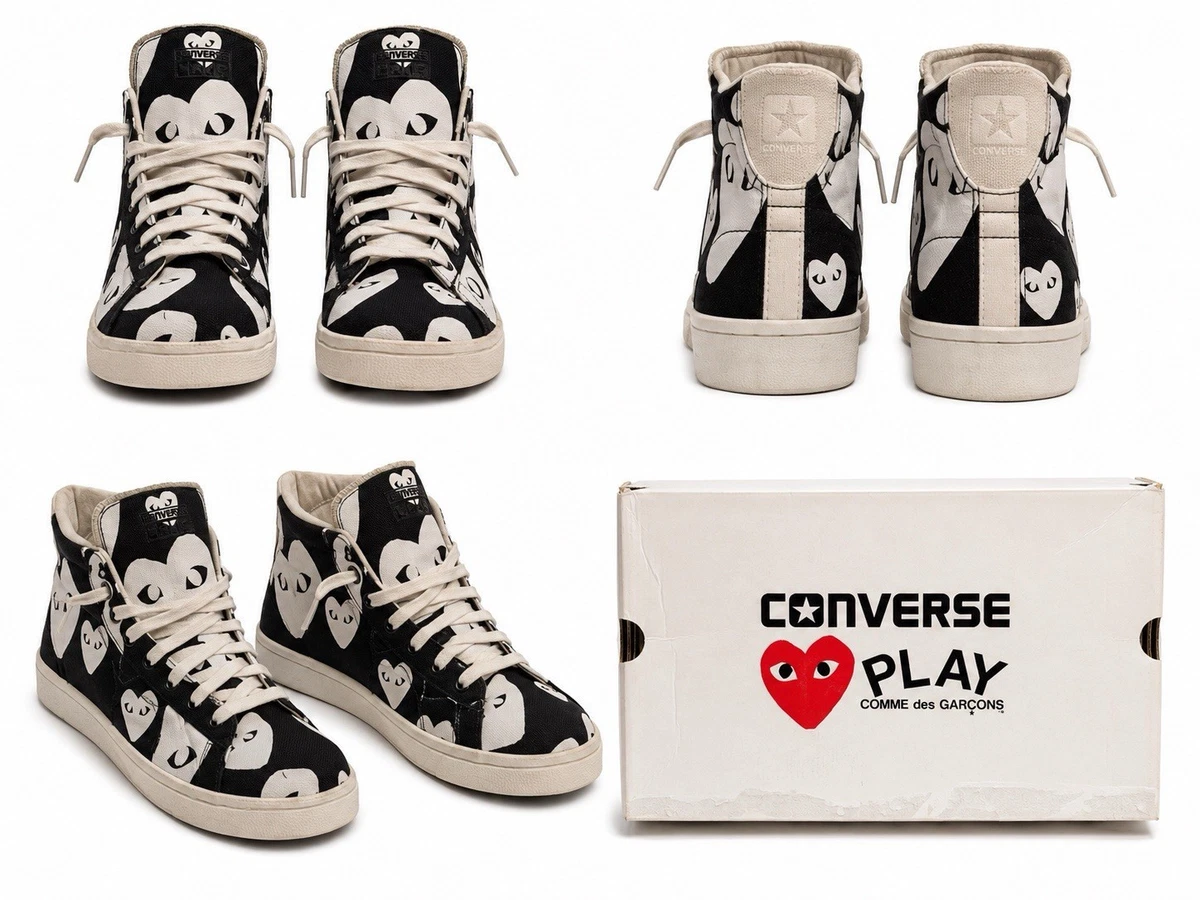 Converse Comme Des Garcons Play Sneakers for Men for Sale