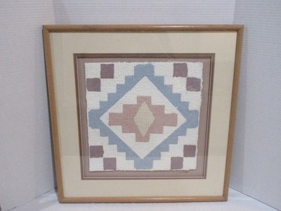 Wesley  Wes  Smith Vintage Pressed Paper Artwork Framed 1970-1989