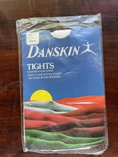 Vtg NOS DANSKIN TIGHTS RUN RESIST Ballet Pink STYLE 69 THEATRICALE SIZE C Large