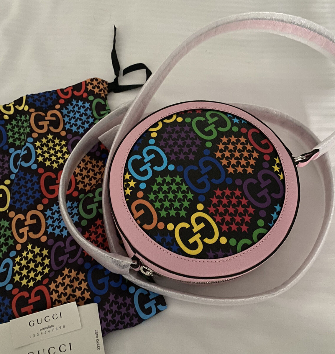 GUCCI GG Psychedelic Round Shoulder Bag | eBay GUCCI GG Psychedelic Round Shoulder Bag | eBay