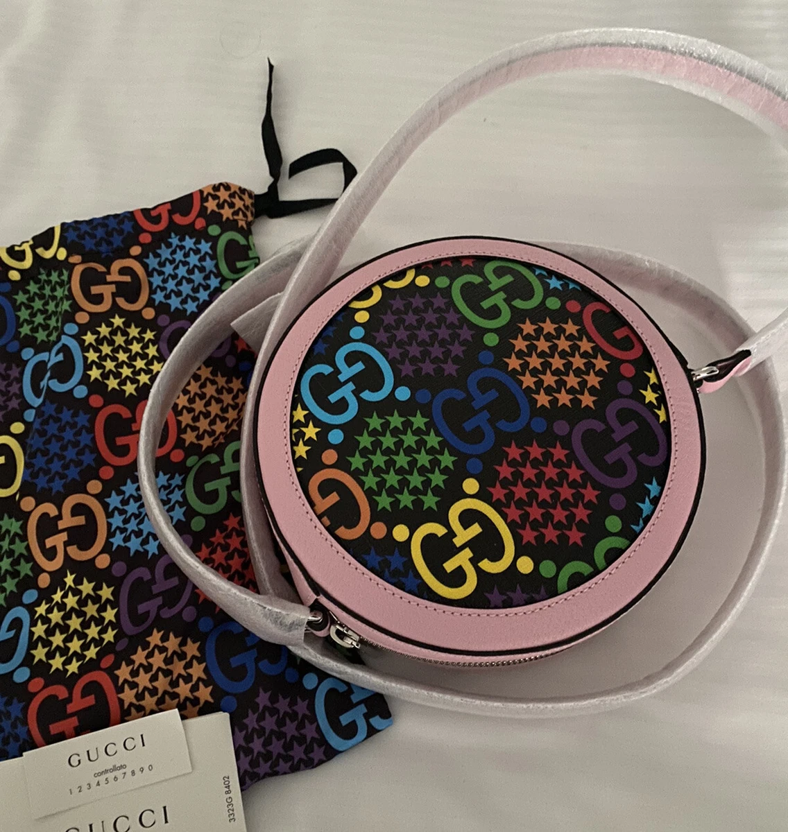 GUCCI GG Psychedelic Round Shoulder Bag