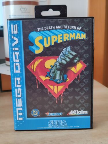 SEGA MEGADRIVE THE DEATH AND RETURN OF SUPERMAN PAL GENESIS NO MANUAL new - Imagen 2 de 16
