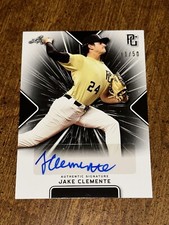 JAKE CLEMENTE 2021 LEAF PERFECT GAME BLACK AUTOGRAPH #11/50 FLORIDA