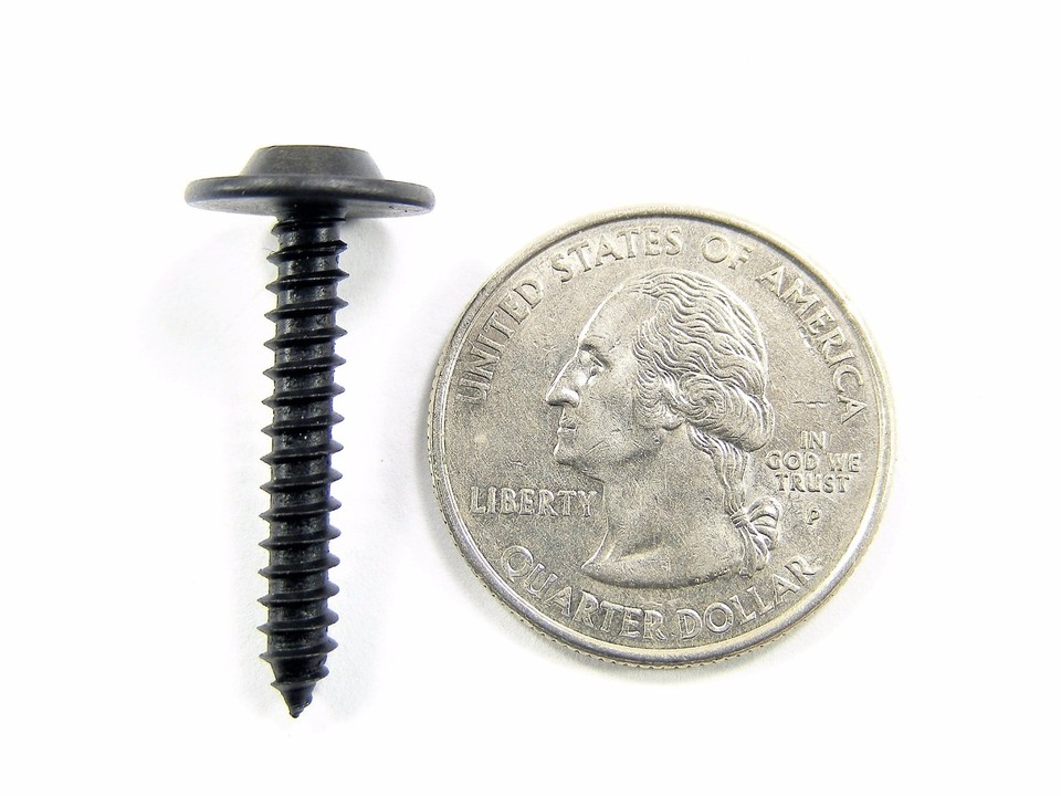 GM Chrome Self Tap Wheel Well Trim Molding Screws With Sealer- 25 - Foto 3