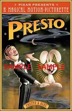 Disney Pixar Presto 11" x 17" Collector's Poster