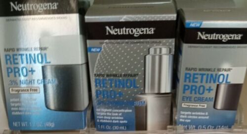 Neutrogena Retinol Pro Plus Night Cream/Power Serum/EyeCrem. (All Three!) - Picture 1 of 1