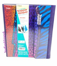 Vtg Style 80s 90s Mead Trapper Keeper Binder Animal 1" Round Binder Rings NEW