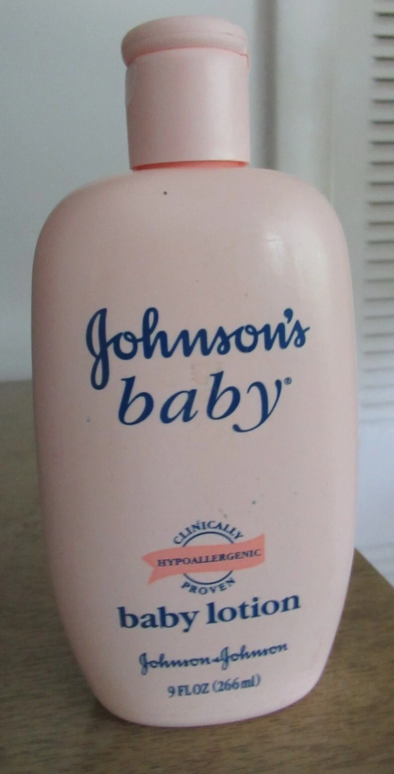 Vintage Johnson's ORIGINAL Pink Baby Lotion Hypoallergenic J&J 9 oz. 1994 
Opens in a new window or 