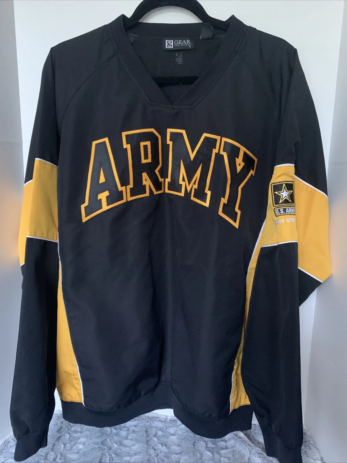 Men's Gear for Sports US Army Pullover Windbreaker Jacket Size Medium