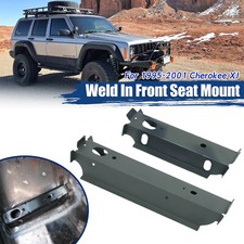 Pair Of Weld In Front Seat Mount Set For 1995-2001 Jeep Cherokee Xj Zinc-coated Pair Of Weld In Front Seat Mount Set For 1995-2001 Jeep Cherokee Xj Zinc-coated