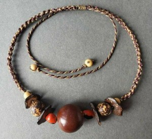 New, Brazilian natural material, handmade necklace