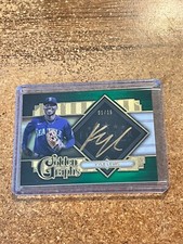 2022 Topps Five Star Baseball Green Golden Graphs # GG-KL Kyle Lewis Auto 01/15