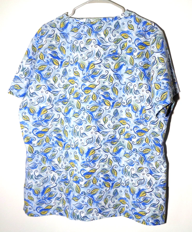 ¡2 tops exfoliantes muy bonitos de polietileno/algodón por 1 precio! Cada talla única para mujer mediana Foto 4 de 4