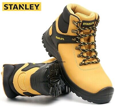 MENS STANLEY LIGHTWEIGHT SAFETY BOOTS STEEL TOE CAP WORK HIKER SHOES TRAINERS SZ 