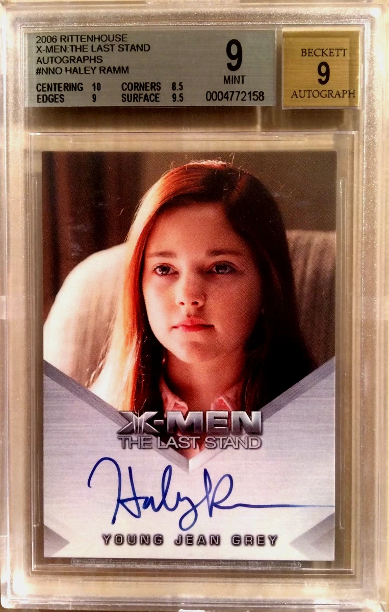 MINT 9 BGS Haley Ramm FIRST Auto X-MEN Autograph Card Jean Grey Beckett  DISNEY | eBay