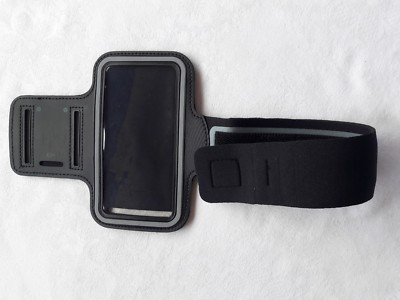 Handy-Armband/Sportarmband mit Schlüsselfach/Huawei Ascend Y550 schwarz/Geschenk