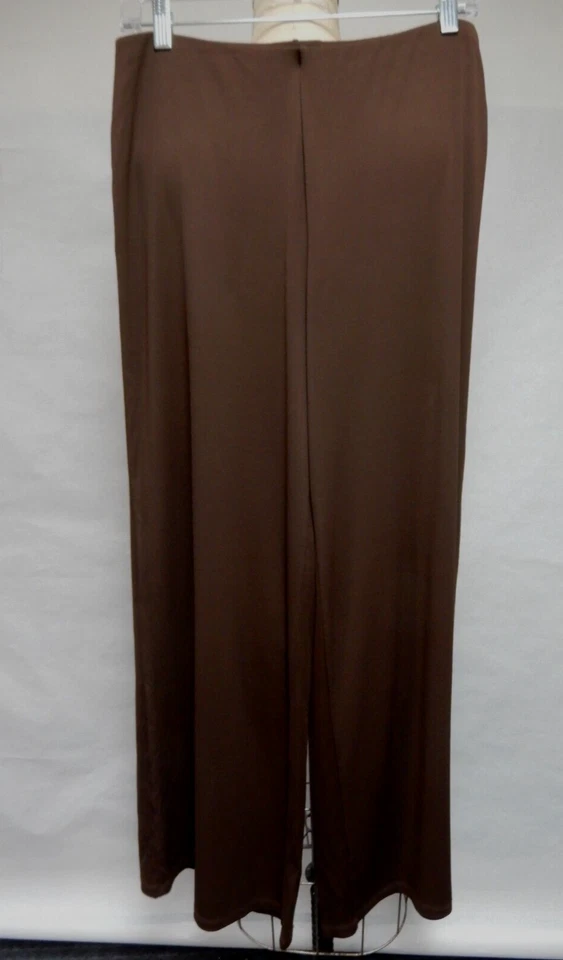Pantalones Carilyn Vaile Marrón Tejido Pierna Ancha Talla M Entrepierna 30.5 Lagenlook Foto 2 de 4