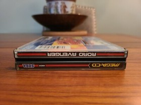 ROAD AVENGER SEGA MEGA CD Game Boxed Complete Demo Disc PAL. Fully Tested Workin