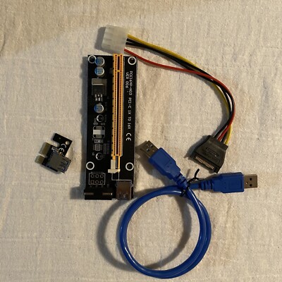 PCE164P-N03 VER 006 PCI-E 1x to 16x Powered Riser Adapter Card