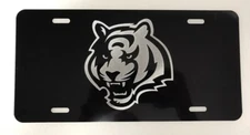 Cincinnati Bengals LOGO Car Tag Diamond Etch on Aluminum License Plate