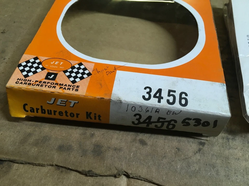 Kit de reparación de carburador Jet 3456 nuevo Foto 2 de 4