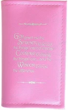12 Step Book Cover - Small Book (24HrDay) - Pink - SM01