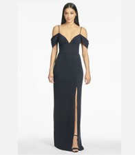 BHLDN Sachin & Babi Maxi Dress Navy Bridesmaid Brittany Grow Crape Size 18W New