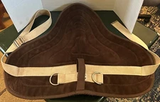Diamond Brand Wool Deluxe Suede Leather Bareback Saddle Horse Pad --super comfy