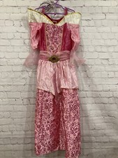 DISNEY Princess AURORA Sleeping Beauty girls Costume Gown Dress Up Halloween