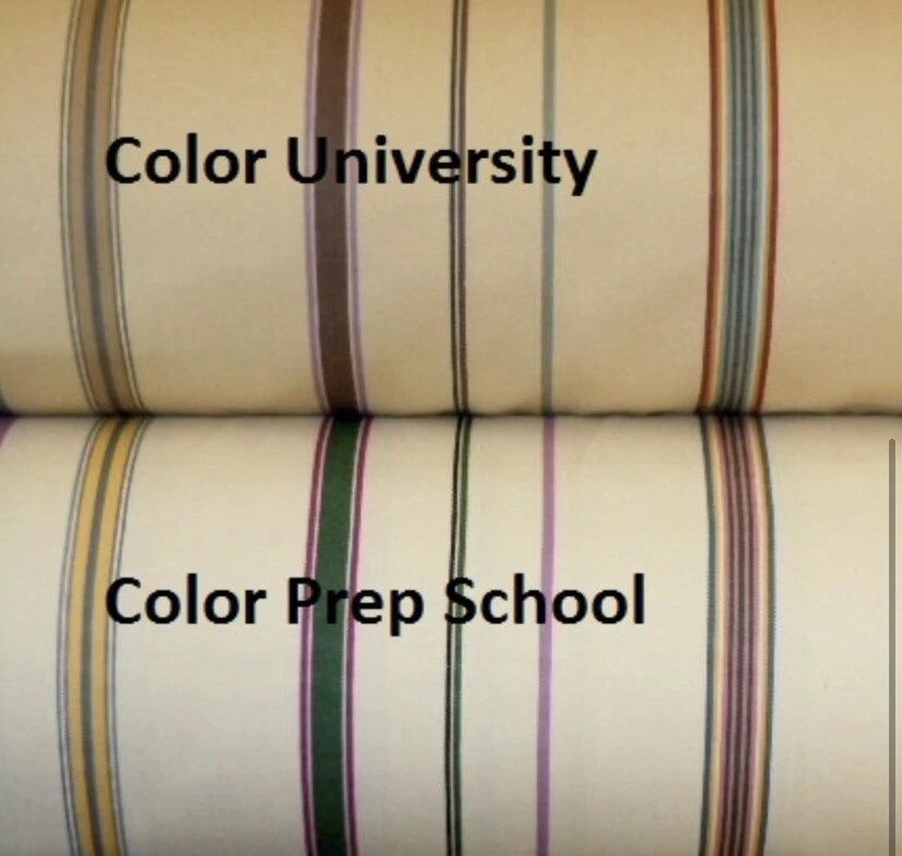 7.5 Yards Ralph Lauren Bennington Stripe Prep School - Image 4 of 4