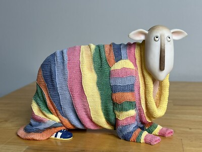 Enesco Border Fine Arts Grandma's Present Ewe & Me Easter Gift Sheep Figurine