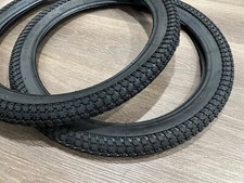 (2) 20" x 2.30  Bicycle ALL BLACK Tires  Freestyle BMX TIRES MONGOOSE STYLE