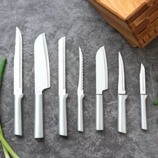 Rada Knives 13 + Oak Block deal Cutlery includes steak knives USA made NEW