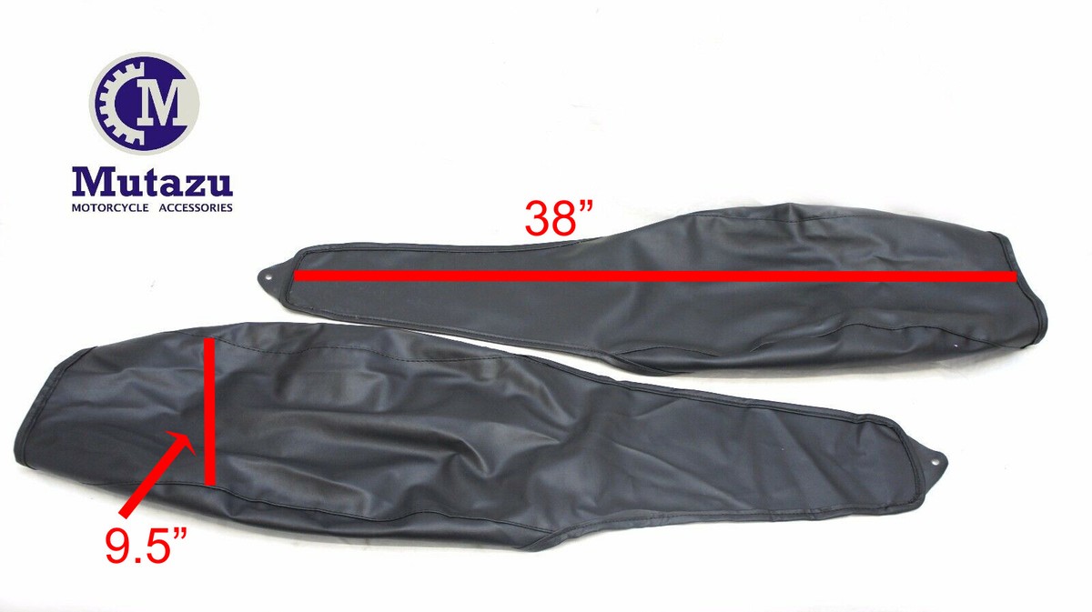 Mutazu Rear Trike Fender Bra Set for Harley-davidson Black