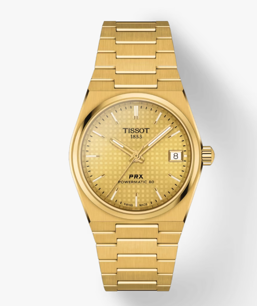 Tissot PRX Powermatic 80 Automatic Gold Dial Men's Watch Tissot PRX Powermatic 80 Automatic Gold Dial Men's Watch