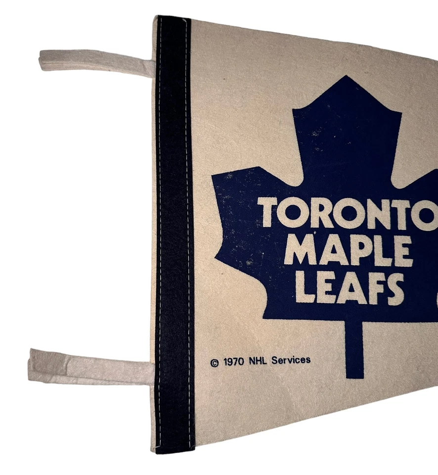 1970'S TORONTO MAPLE LEAFS NHL Hockey Full Size (30” X 12”) Pennant W/ Streamers - Image 2 of 4